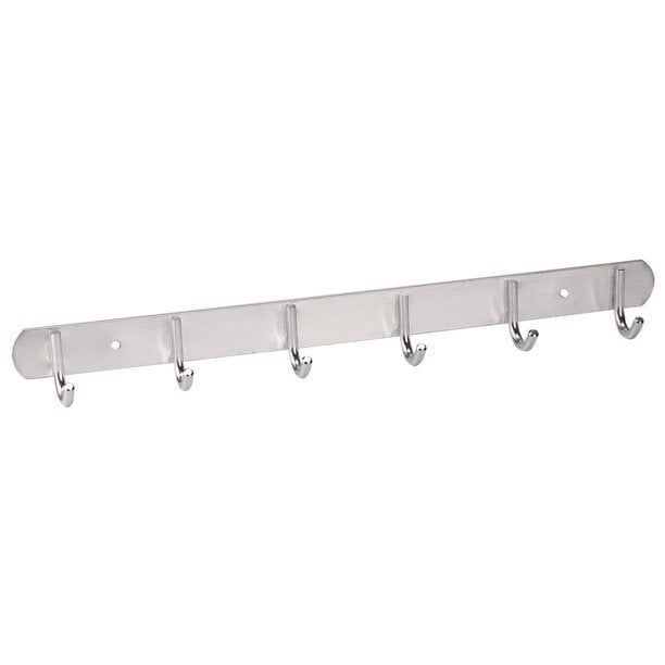 Hooks Wall Mount Hanger Towel Rack Coat Hat Towel Robe Aluminium Hanger