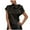 Black, variant on yillto Womens Satin Blouse Short Sleeve Elegant Fashion Party Prom Silky Tops Work Dressy Shirts