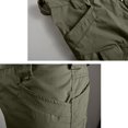 thumbnail image 5 of JoveMarine Men's Outdoor Tactical Cargo Shorts with Multiple Pockets, Belted Waist, Durable Work Shorts for Hiking, Motorcycle and Summer Adventures Green 4XL, 5 of 7