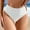 White, variant on TIANZEN Women Plus Size High Waist Bikini Bottoms Swim Briefs Beach Shorts Ruched Bottom High Cut Womens Swimsuits Two Piece Push up Sunflower Women Board Shorts for Swimming Teen Girl Swimming Suit