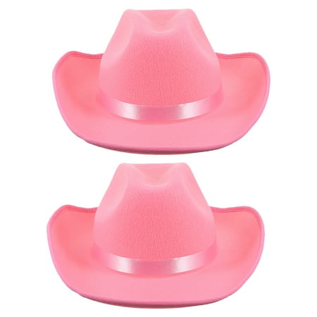 

2Pcs Fashion Cowboy Hats Cosplay Ornaments Costume Accessory for Party Decor