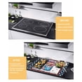 thumbnail image 3 of nqOlkjepod Large Induction Cooktop Protector Mat 36"x21", Blue Red 4th of July Stove Top Covers for Electric Stove, Independence Day Star Love Heart Stove Burner Cover Mats, Glass Top Stove Cover, 3 of 8
