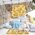 thumbnail image 7 of RMDQTR 2Pack Set of Medium and Large Pet Potty Pads Reusable Ultra-Absorbent Pet Training Pads Leak-Proof Pet Pads Elegant and Beautiful Yellow Roses, 7 of 7