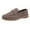 Gray, variant on Lovskoo 2024 Women's Loafers Moccasin Driving Shoes Suede Leather Slip On Flats Daily Boat Shoes Gray
