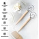 thumbnail image 3 of Stainless Steel Non-Slip Food-Grade Dough Whisk for Bread Pizza Dishwasher Safe, 3 of 5