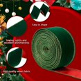 thumbnail image 2 of Cinta decorativa de terciopelo Yungyan para regalo, 6,4 cm x 32 m, 2 of 6