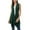 Army Green, variant on Womens Long Jackets Women's Sleeveless Draped Open Front Cardigan Vest Asymmetric Hem Women Blouse Army Green L