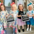 thumbnail image 2 of First & Last Day of School Signs | Photo Prop Deck | 17 Grades including T-K | Pastel Pennant Flags, 2 of 5