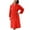 Red, variant on Kaemgyyd Fleece Robes for Women Fall Winter Warm Sherpa Lined Bathrobe Long Sleeve Fuzzy V Neck Beltd Kimono Robes with Pockets