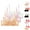 Beige, variant on 3 Pack Underwire Bras for Women Cute Lace Bow Design Racerback Push Up Bra Adjustable Straps Bralettes Everyday Bra