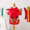 thumbnail image 4 of Suéter de lana de invierno, linda sudadera con capucha de reno para niños y niñas, pijama cálida, chihuahua, salchicha, ropa deportiva, 4 of 8