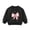 Black, variant on Toddler Girls Sweatshirt Cotton Crew Neck Bow Graphic Fall Winter Pullover