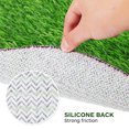 thumbnail image 4 of OUNONA Green Fake Grass Rug for Furniture Use No Maintenance Synthetic Grass Mat for Dining Decor 34.0 x 60.0 Inches, 4 of 8