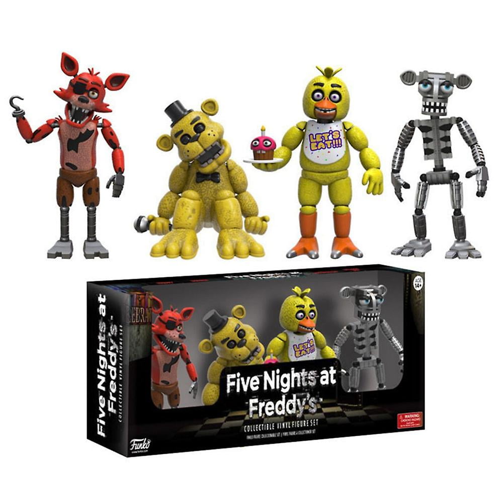 4Pieces/set Five Nights At Freddy's Figures Ornament FNAF Foxy