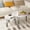 White, variant on CQSXDA Round Nesting Coffee Table Set Marble Tabletop Sturdy Metal Frame Living & Bedroom Furniture Decor