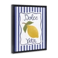 thumbnail image 4 of Stupell Industries Dolce Vita with Lemon Food & Beverage Painting Black Floater Framed Canvas Art Print Wall Art, 17 x 21, 4 of 10