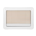 thumbnail image 1 of RV Push Out Window, Corrosion Resistant RV Exit Window Vent Hatch Aluminum Alloy Frame Blocks UV Rays with Sunshade Curtain for Mobile Homes, 1 of 7