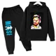 thumbnail image 2 of 2024 HOT kid kickball Head Print Ropa de fútbol para niños Ropa deportiva de primavera y otoño para niños Sudadera con capucha Messi Pantalones Traje informal de 2 piezas, 2 of 5