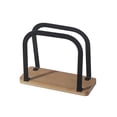 thumbnail image 1 of Metal Standing Napkin Holder With Bamboo Bottom, 1 of 4
