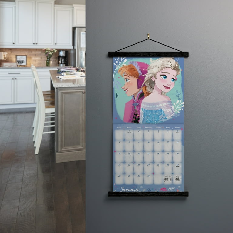 Trends International 2024 Disney Frozen Wall Calendar & Magnetic