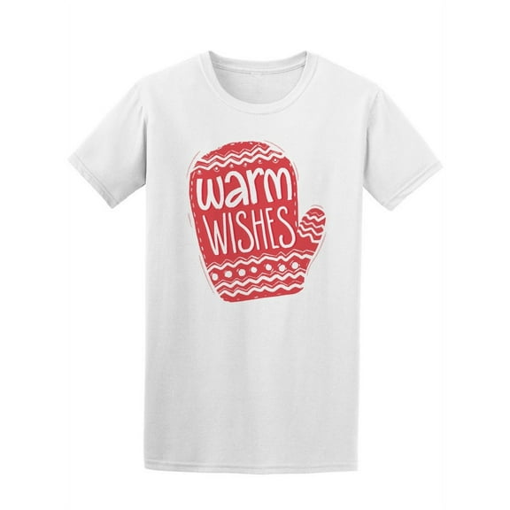 Warm Wishes Cute Christmas Glove Tee Women's -Image by Shutterstock