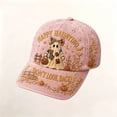 thumbnail image 2 of Wide Brim Sun Hats Halloween Baseball Cap with Cute Embroidery Hat, 2 of 7