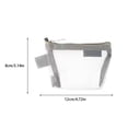 thumbnail image 3 of Breathable Nylon Mesh Storage Bag Paper Clips Note Stickers Organizer Home Office Reusable Organizing Pouch Bags Grey, 3 of 9