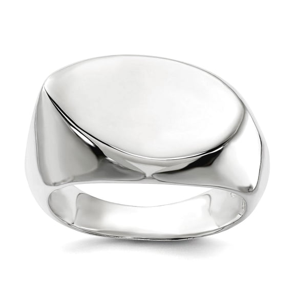 925 Sterling Silver Solid Fancy Ring Size 6 Ring for Women - 5.4 Grams