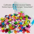 thumbnail image 4 of 60/100/200Pcs Block Toys 3D Design Three-dimensional Rotating Fun Stable Color Recognition Multicolor Plum Blossom Building Blocks Birthday Gift, 4 of 8
