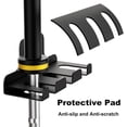 thumbnail image 2 of Olympic Barbell Hanger,Garage Gym Bar Wall Rack,Vertical Barbell Mount Rack,Black Powder Coated,Space Saving Commercial or Home Gym Accessory,Holds Under 33mm Bar Size, 2 of 6