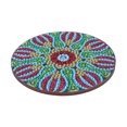 thumbnail image 2 of 5D DIY Diamond Painting Mandala posavasos redondo de madera taza cojín (AA1058-7) Sywqhk Decoración hogareña, 2 of 9