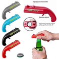 thumbnail image 2 of Abridor de botellas de cerveza con pistola de tapones, portátil, para bebidas, lanzador de tapones, suministros para fiestas de cocina, herramienta de bar, accesorios de cocina, 2 of 5