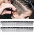 thumbnail image 3 of Profesional de Peine de acero inoxidable para corté de Pelo, Herramiente de Peinado para Salón de Peluquería Condenses de Peine, Diseñoy Escaso, Mano de Obra Exquisita para Uso, 3 of 7