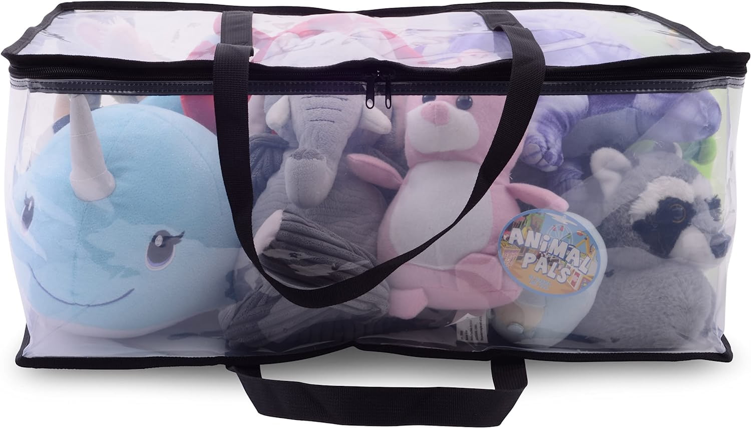  Clear Storage Bags - 3 Pack Zippered Moving Bags, See Thru  Transparent Heavy Duty Totes with Handles, Large & Waterproof for Clothes,  Blankets, Linens, Packing, Organizing, Under Bed - 27x12x13.75 