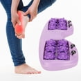 thumbnail image 4 of Dual Foot Massager Roller, PP Promote Blood Circulation 2 In 1 Foot Massager Roller Easy Cleaning Relieve Discomfort Convenient To Store  For Home Purple,Green, 4 of 8