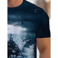 thumbnail image 5 of "Luxury men's new T-shirt, showing a stunning sea view - very high quality, 5 of 6