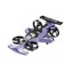 thumbnail image 4 of Mini dron 2 en 1 con control remoto, cuadricóptero teledirigido, modo sin cabeza, para tierra y aire Violeta, 4 of 8