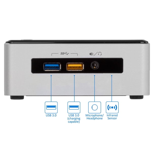 Intel NUC5i3RYH Mini PC, Intel Core i3-5010U 2.1GHz, 16GB RAM, 2TB