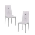 thumbnail image 1 of Best Master Furniture T246 Upholstered Dining Chair, White, 1 of 3