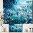 thumbnail image 4 of Designart Wild Blue Ocean Waves V Canvas Wall Art, 4 of 4