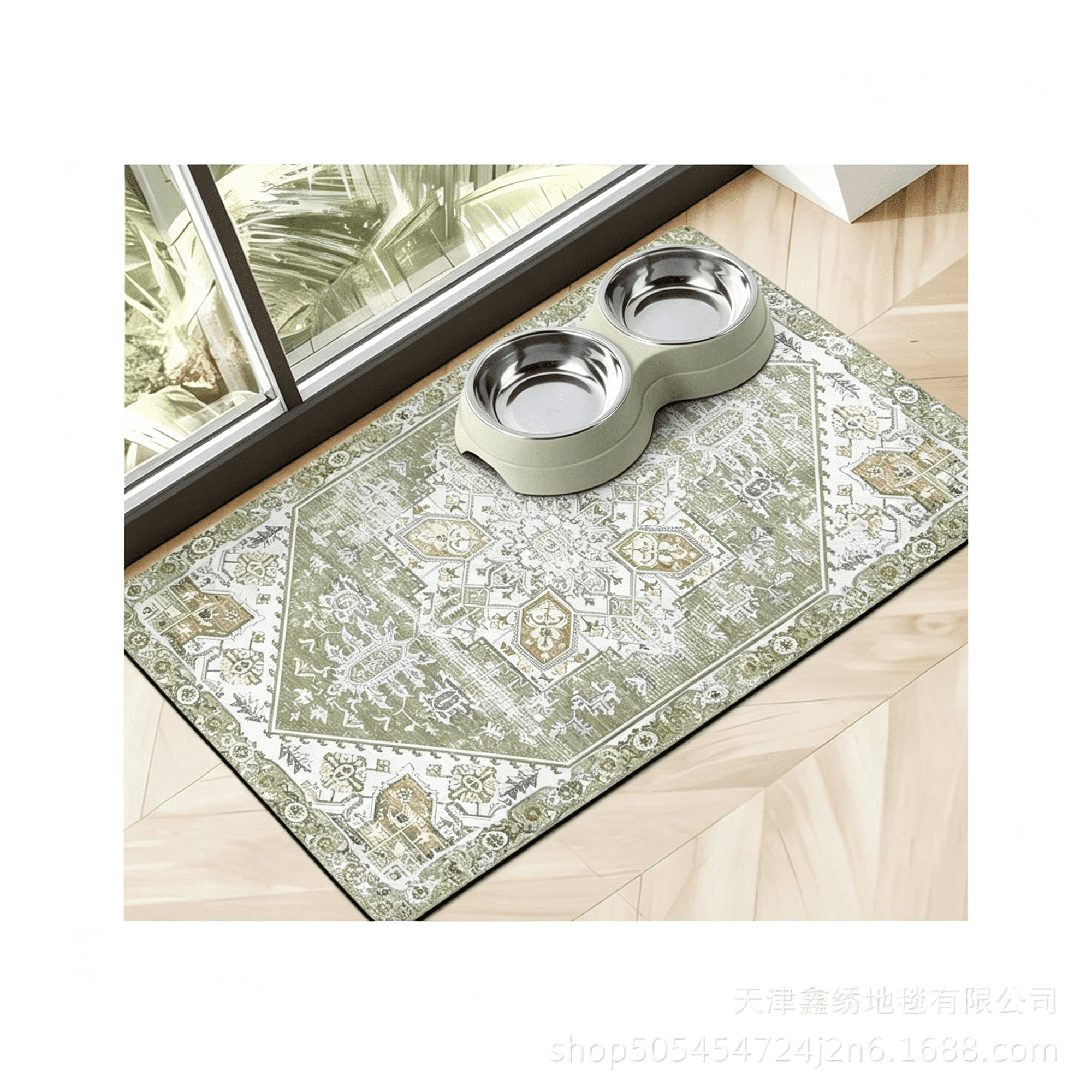 RLESO Dog Food Mats for Floors Absorbent Pet Cat Food Mat-Non Slip Dog Bowl Mats for Food and Water Pet Supplies Waterproof Dog Food Mats for Floors Waterproof