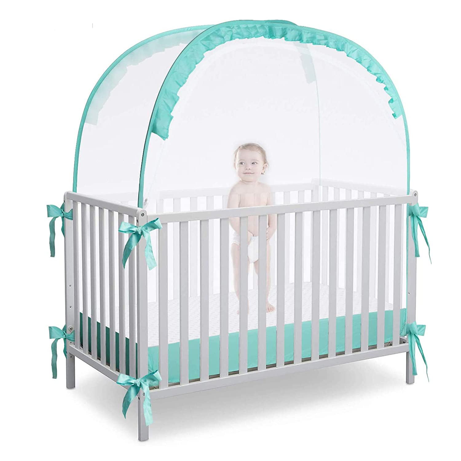 Infant Sun Shelters Pop Up Folding Travel Bed Mosquito Net Sunshade 2020 New Travel Baby Bed Large Baby Tent Portable Baby Travel Tent UPF 50 red 