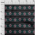 thumbnail image 1 of oneOone Polyester Lycra Fabric Leaves & Floral Block Print Fabric By Yard 56 Inch Wide, 1 of 4