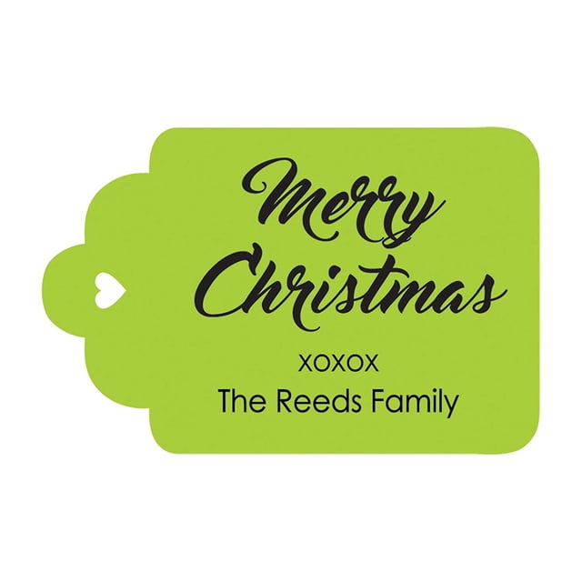 100 PCS Custom Made Hang Paper Tags Personalized Celebrating Merry Christmas Gift Tags