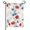 Garden Flag-4, variant on Pansy Bee Garden Flag 12×18in Double Sided Spring Floral Pollinator Friendly UV Protected Fade Resistant Weatherproof Decor For Outdoor Porch Lawn Patio Yard Home