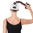 thumbnail image 5 of Womens Criss Cross Ponytail Baseball Cap High Messy Bun Ponycap Quick Drying Mesh Trucker Hat, 5 of 8