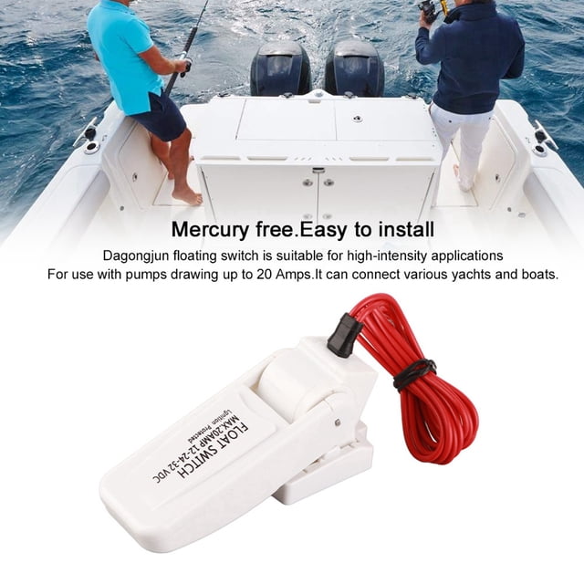 Bilge Float Switch, Professional Durable Bilge Pump Float Switch Universal For Electric Water Pump