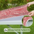 thumbnail image 6 of Premium Bohemian Style Tablecloth 36x36 Inch Square Cover with Elastic Hem for Formal and Casual Dining Occasions, 6 of 6