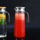 thumbnail image 4 of Botella de jugo transparente de acrílico Ecomeon Jarra de agua fría 1.2L, 4 of 6