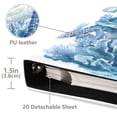 thumbnail image 4 of PU Leather Photo Album with Self-Adhesive Pages Scrapbook DIY Picture Holds 20+ Sheets Blue Sea Turtle Pattern, 4 of 9